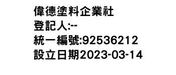 IMG-偉德塗料企業社