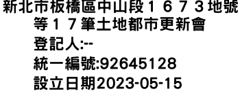 IMG-新北市板橋區中山段１６７３地號等１７筆土地都市更新會