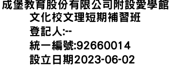 IMG-成堡教育股份有限公司附設愛學館文化校文理短期補習班