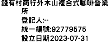 IMG-錢有村商行外木山複合式咖啡營業所