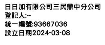 IMG-日日加有限公司三民鼎中分公司