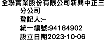 IMG-全聯實業股份有限公司新興中正三分公司