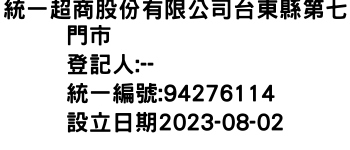 IMG-統一超商股份有限公司台東縣第七門市