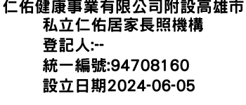 IMG-仁佑健康事業有限公司附設高雄市私立仁佑居家長照機構