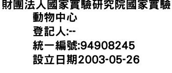 IMG-財團法人國家實驗研究院國家實驗動物中心