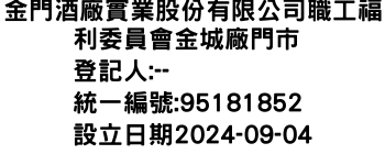 IMG-金門酒廠實業股份有限公司職工福利委員會金城廠門市