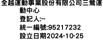 IMG-全越運動事業股份有限公司三鶯運動中心