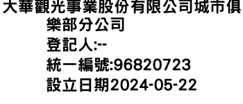 IMG-大華觀光事業股份有限公司城市俱樂部分公司