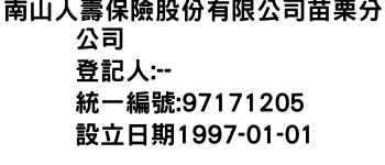 IMG-南山人壽保險股份有限公司苗栗分公司