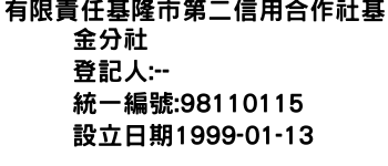 IMG-有限責任基隆市第二信用合作社基金分社